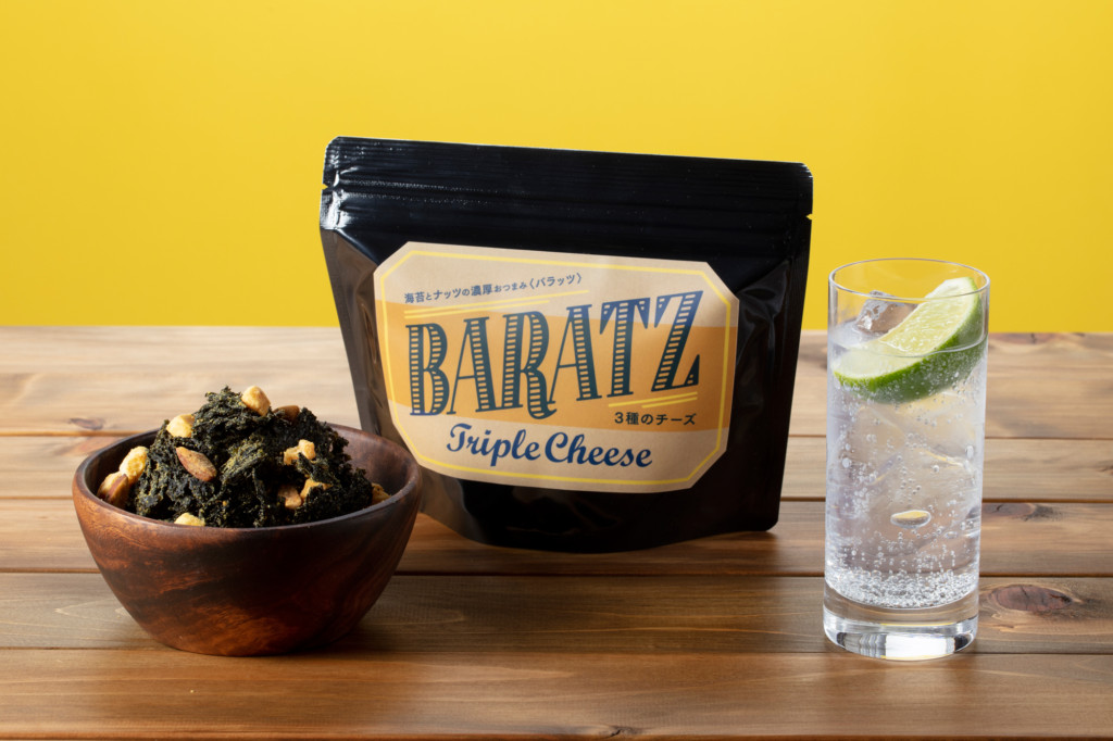 海苔とナッツの濃厚おつまみBARATZ　バラッツ　3種のチーズ